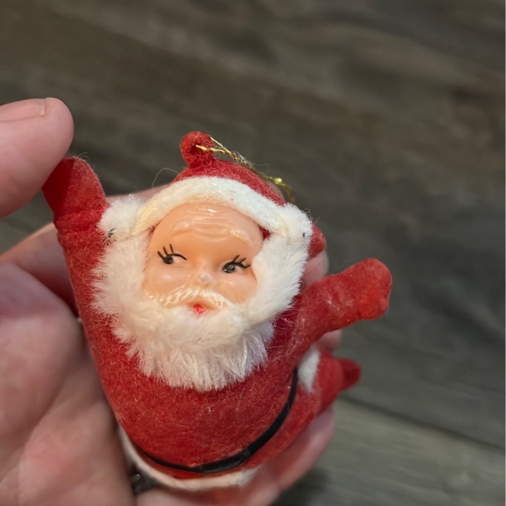 Vintage Santa ornament